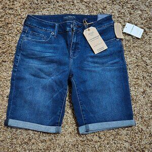 Size 4 Lucky Brand Bermuda jean shorts NWT